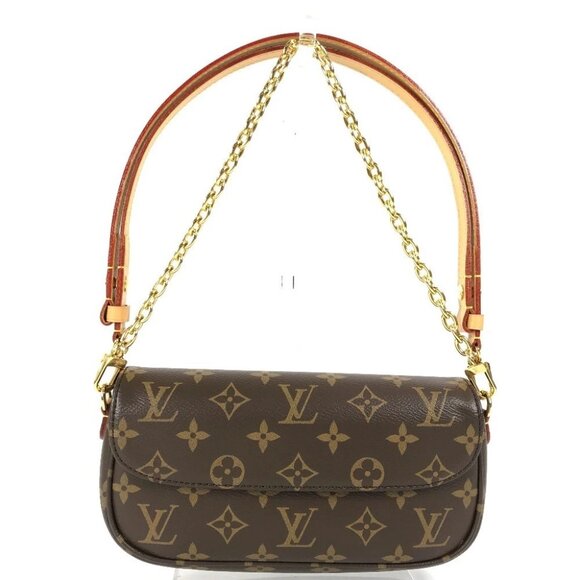LOUIS VUITTON M81911 Monogram Wallet on Chain Ivy Clutch 3-way bag Shoulder Bag - Picture 1 of 14